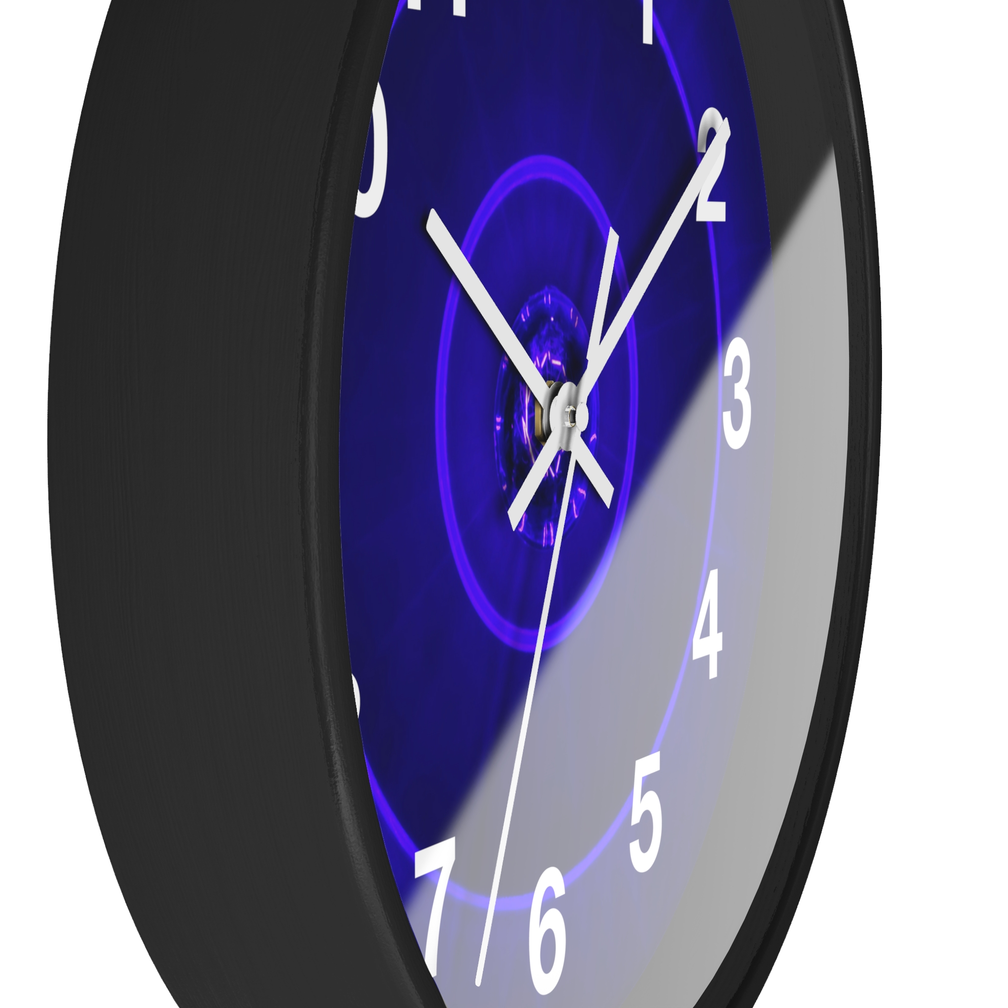 Blue Clock Home Decor, Battery Operated, Modern Gothic Clock Unique Wall Decoration, Gift For Wife - Image 8