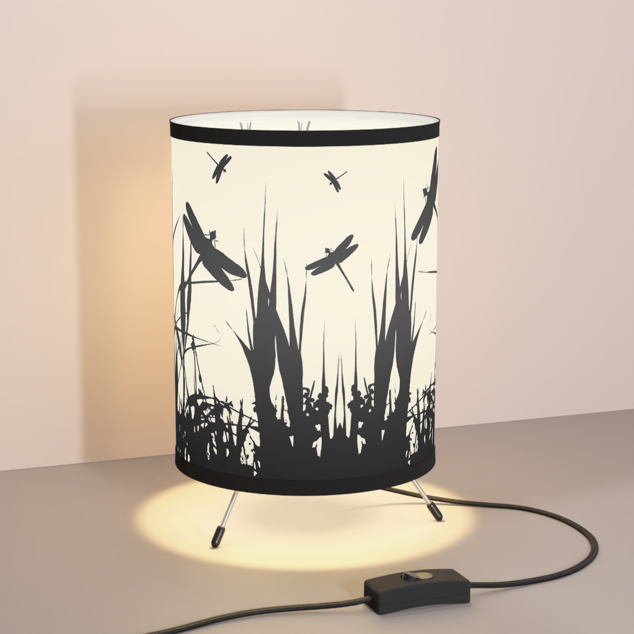 Dragonfly Lamp, Country Farmhouse Decor, Gift For Women, Rustic Tripod Lantern, Home Lighting, Gift For Her - Image 8