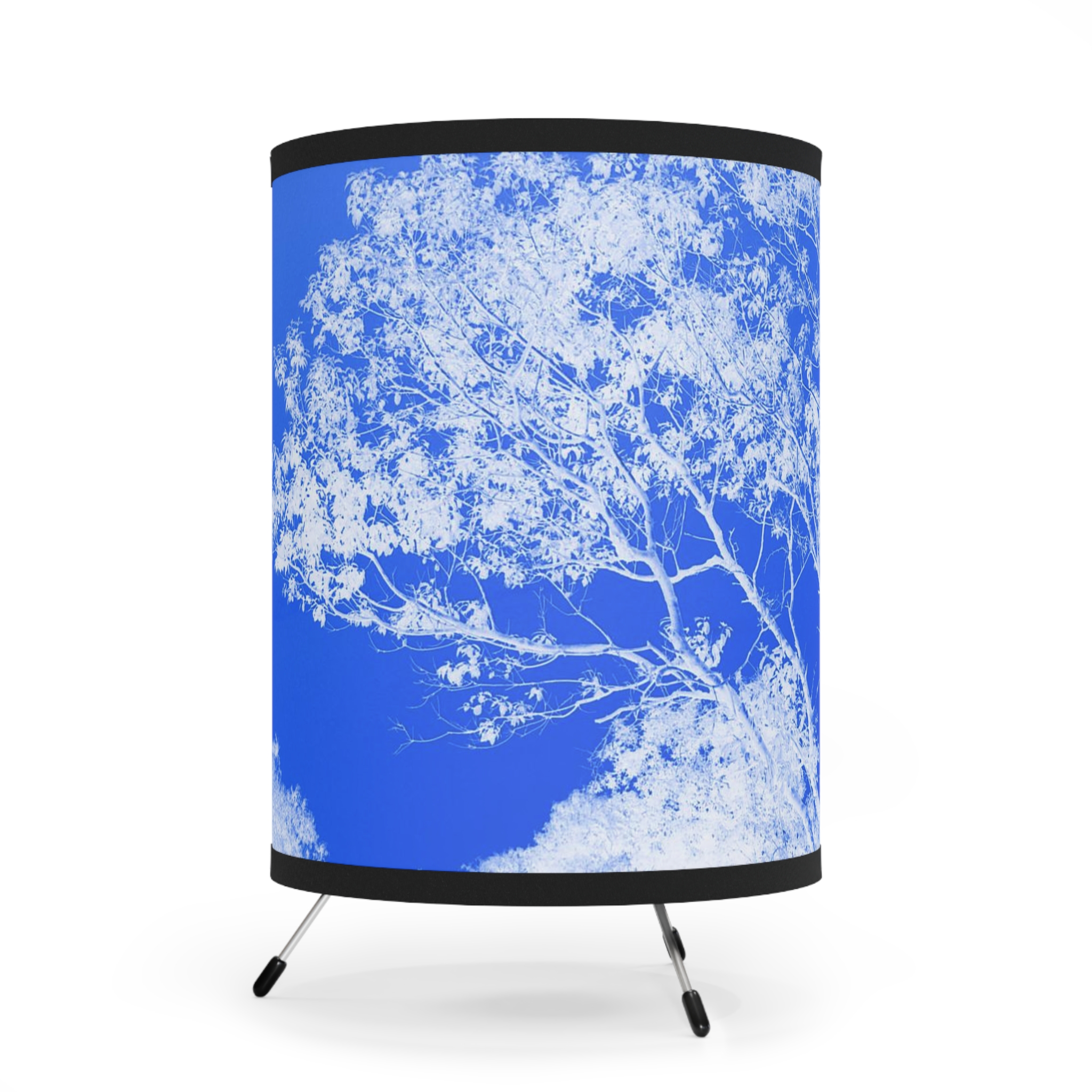 Electric Lantern Table Lamp, Nature Decor, Christmas Gift, Country Farmhouse, Housewarming Gift Tripod Tree Lamp - Image 7