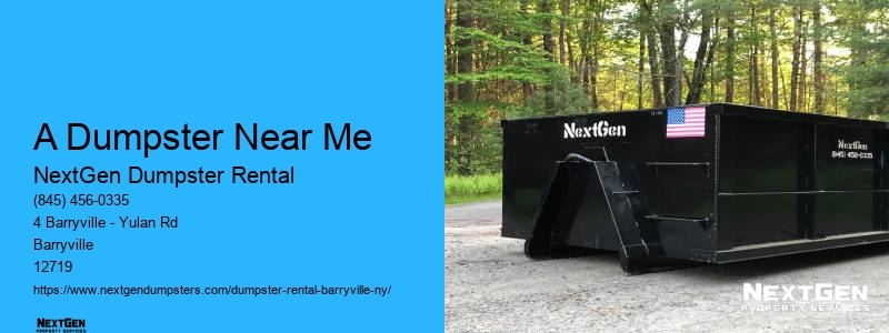 Barryville Dumpster
