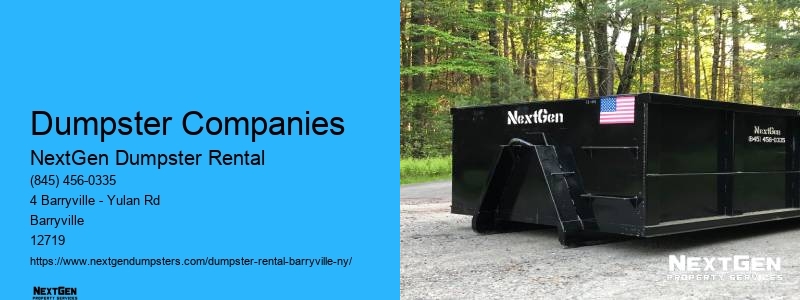 Barryville Dumpster