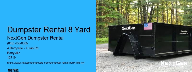 9 Yard Dumpster Rental