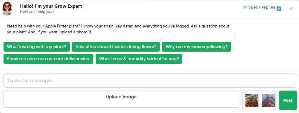 Featured image for "PLnTrk AI Chat Just Got Smarter: Voice Replies, Image Analysis & Instant Grow Help" on PLnTrk PLnTrk: Featured image for "PLnTrk AI Chat Just Got Smarter: Voice Replies, Image Analysis & Instant Grow Help" – plant tracking screenshot