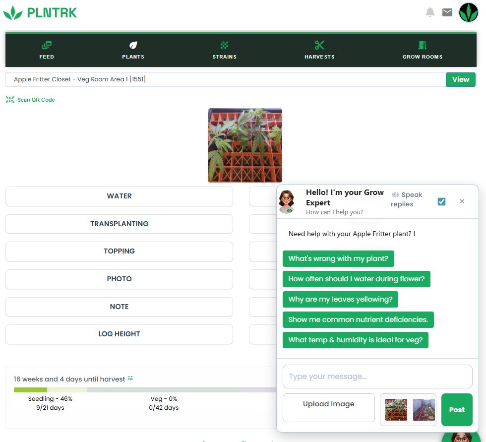 Gallery image 3 for "PLNTRK | The Ultimate Pot Growing App for Cannabis Cultivation" on PLnTrk PLnTrk: Gallery image 3 for "PLNTRK | The Ultimate Pot Growing App for Cannabis Cultivation" – cannabis tracking