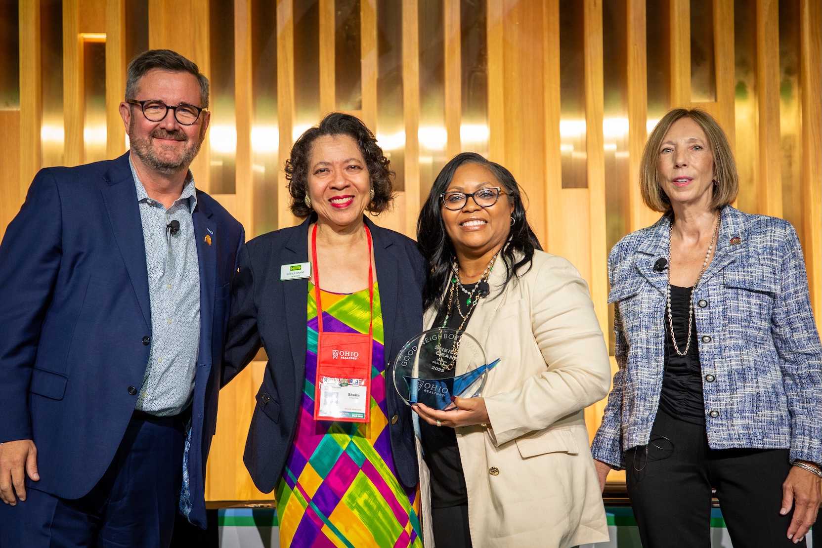 REALTOR Sheila Crane is honored with the Ohio REALTORS 2025 Good Neighbor Award