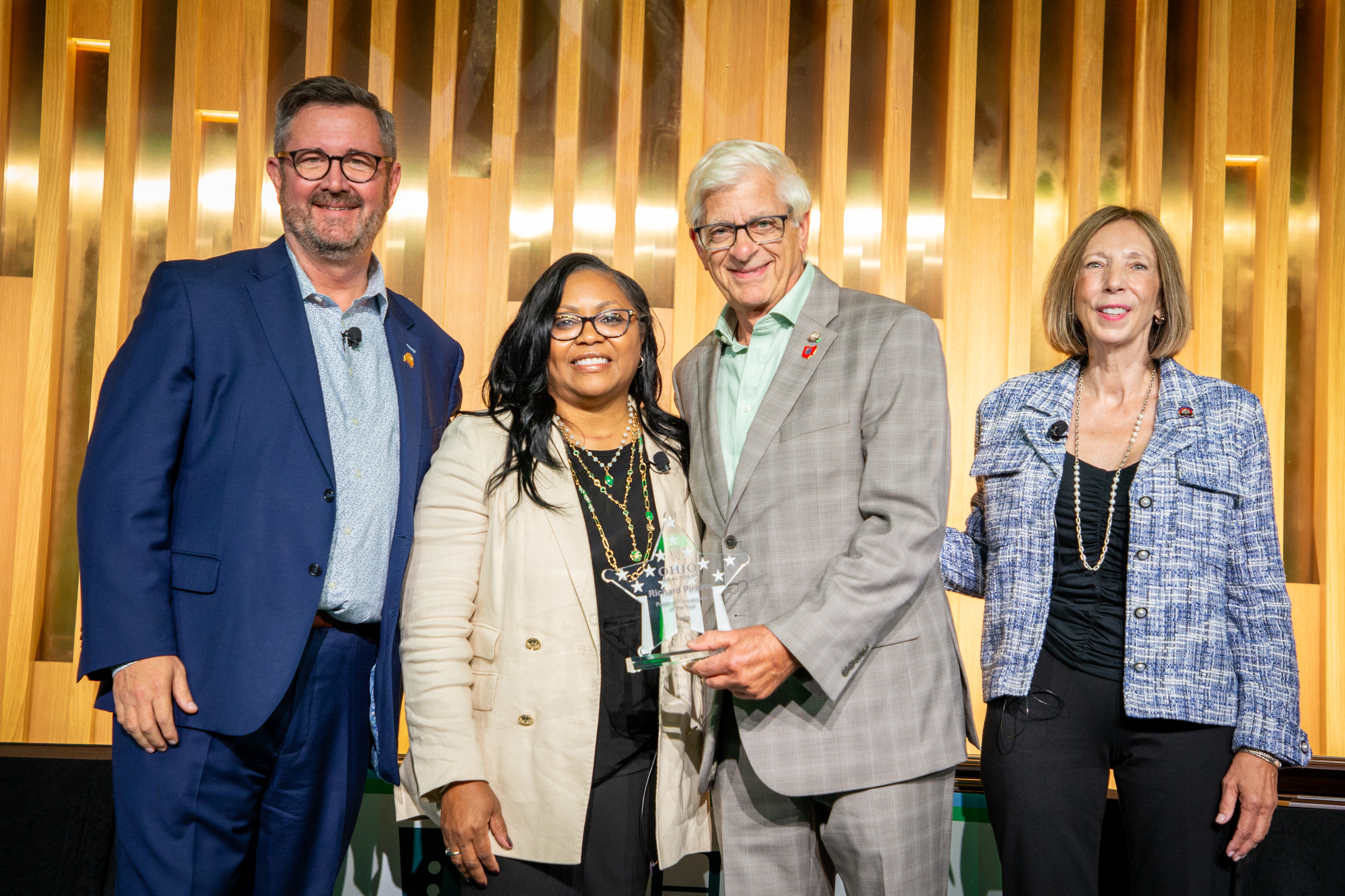 Rich Piraino receives Ohio REALTORS 2025 Political Coordinator Service Award