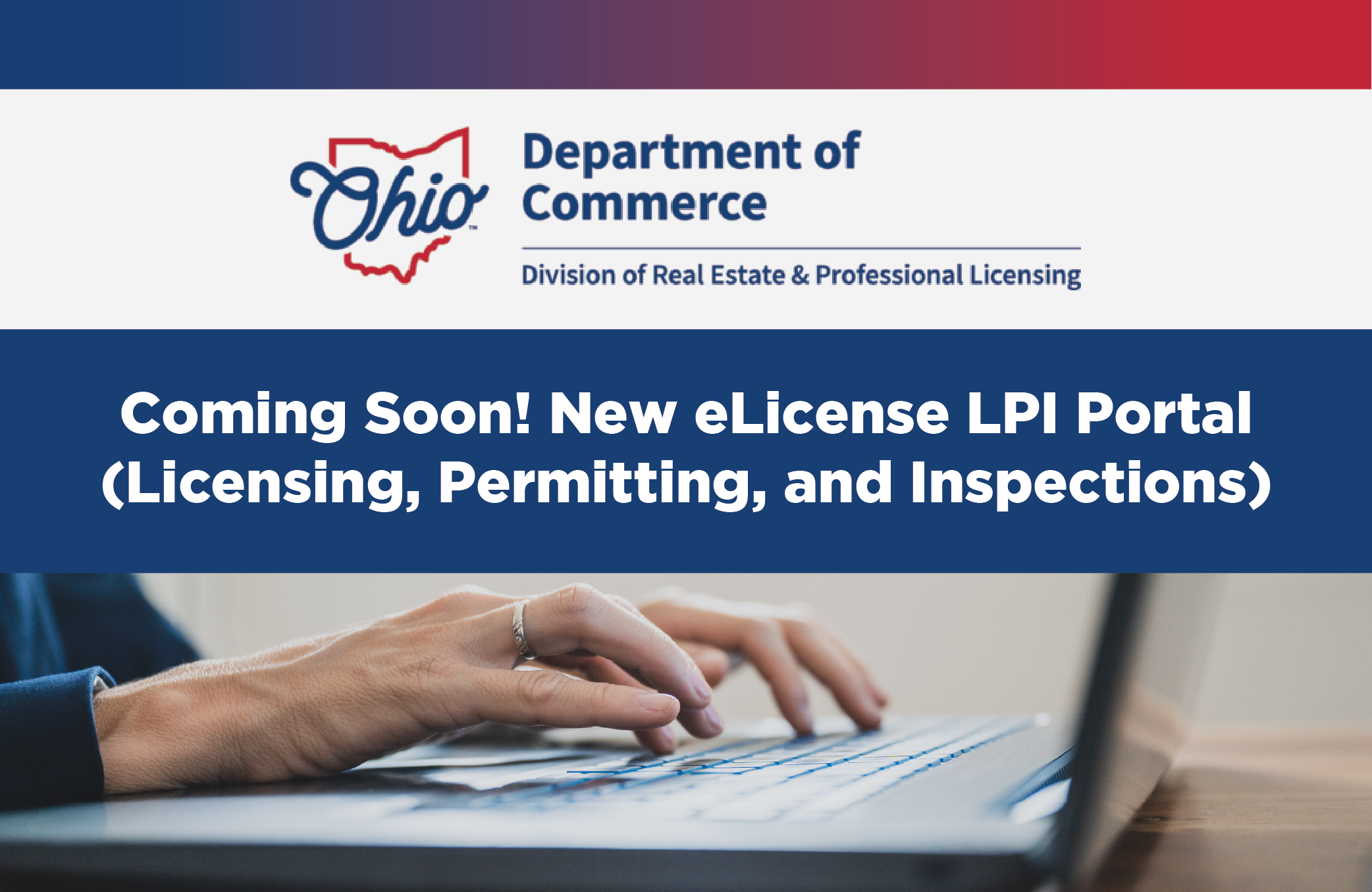 Ohio Department of Commerce to Launch New eLicense LPI Portal