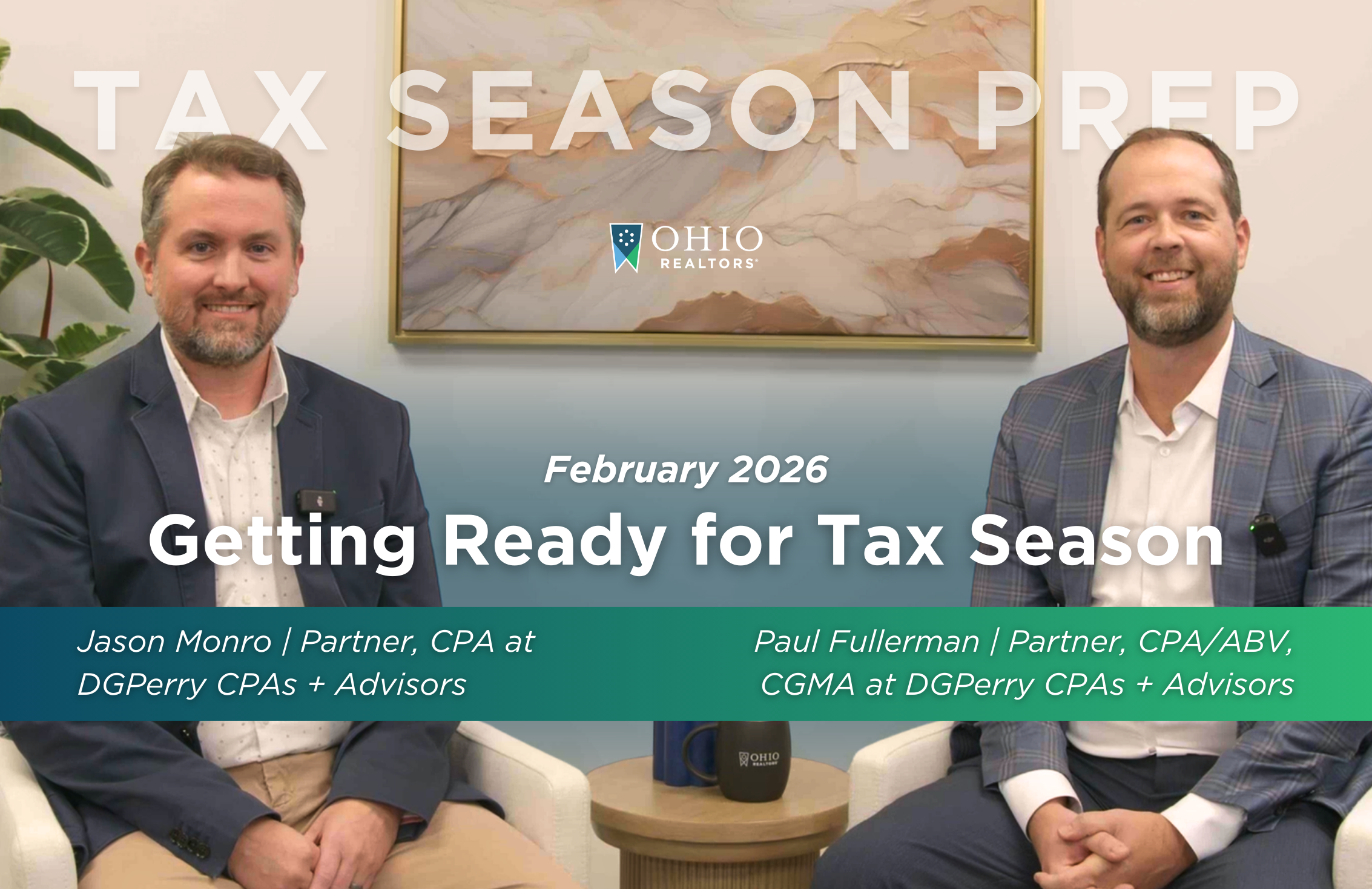 Ohio REALTORS<sup>®</sup> Insider: Getting Ready for Tax Season