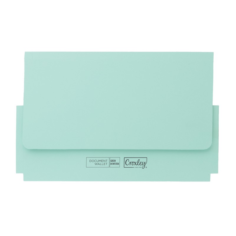 JD1131 Croxley Document Wallet - 200GSM A4 Blue - DCW113104