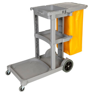 Janitorial Trolley - Econo - Plastic - WxHxD: 1200 x 460 x 995mm