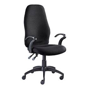 Synchro Operators Chair - Black - With Flamingo Arms - S3000Y1BLACK