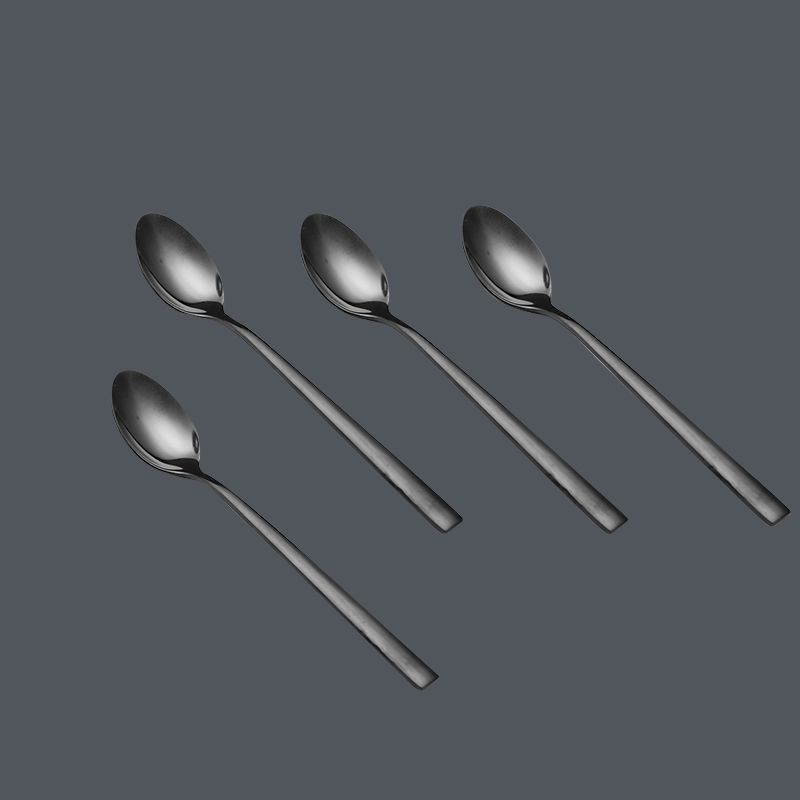 Salton 4 pack Teaspoons Black