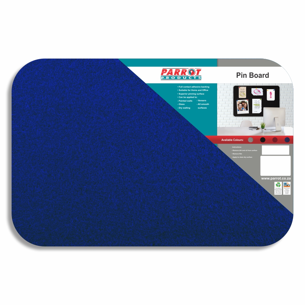PIN BOARD ADHESIVE NO FRAME 450X300MM ROYAL
