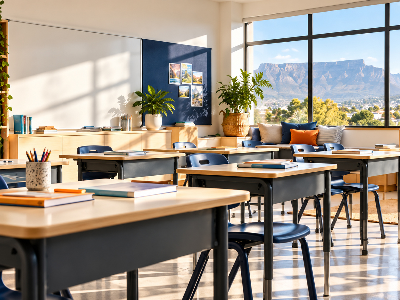 A YourSchoolBox partner school classroom