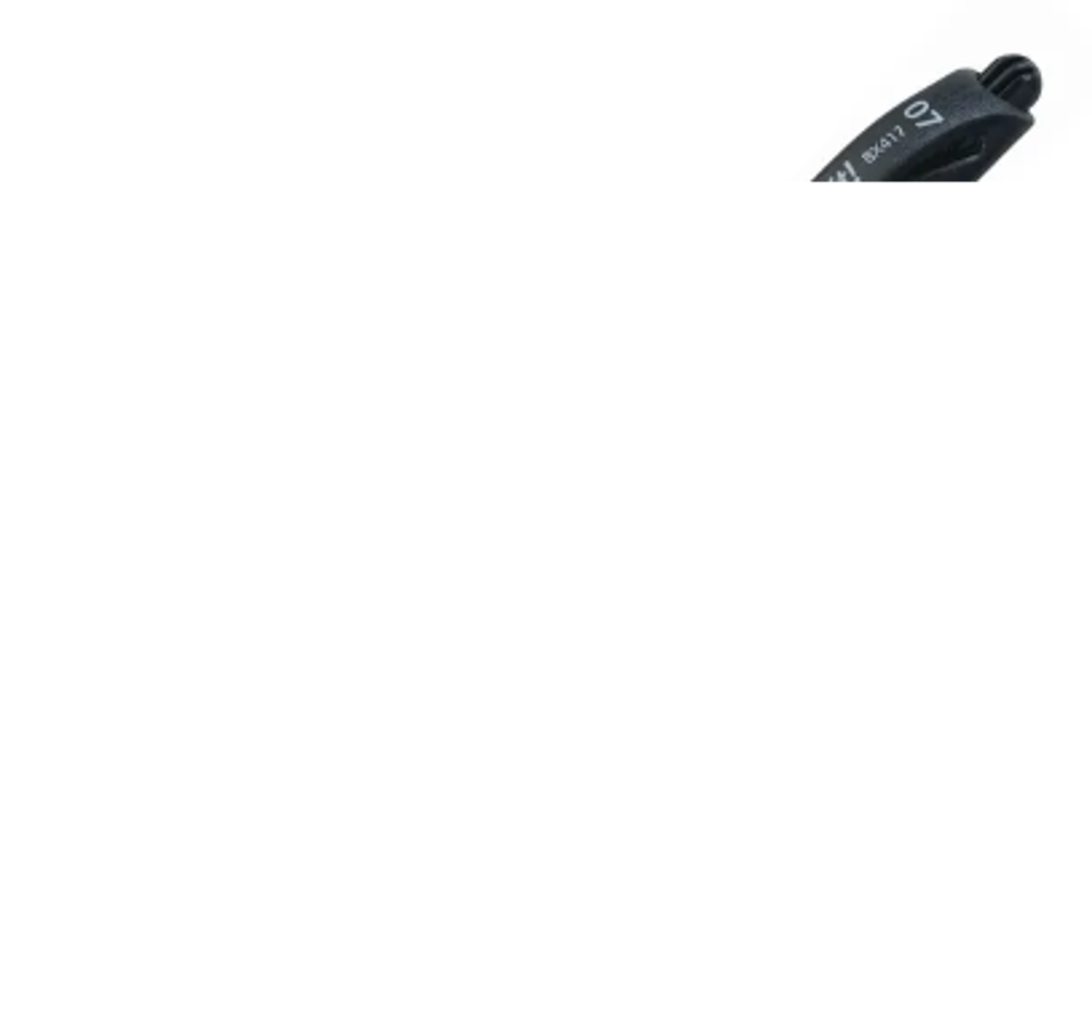 Pentel Feel-It Grip Retractable Ballpoint Pen – 0.7mm, Black