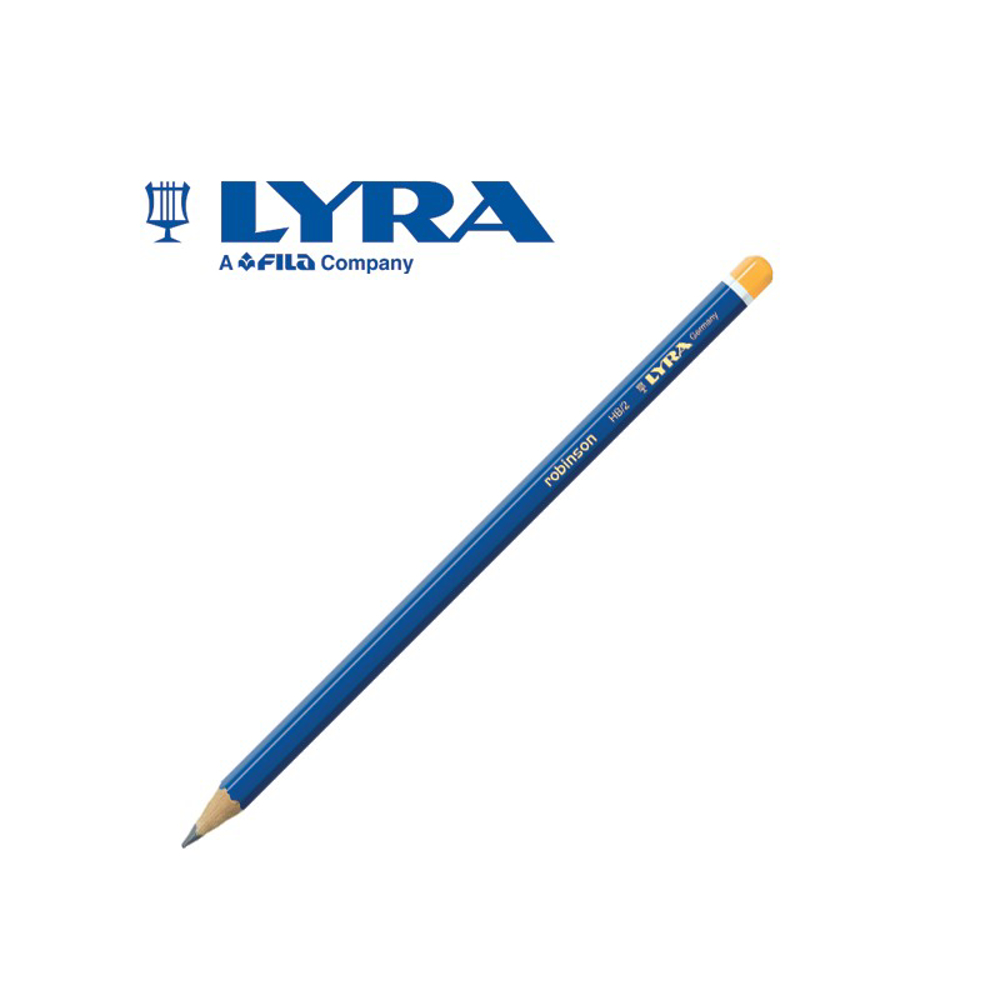 Lyra Robinson HB Graphite Pencils – Blister Pack of 4