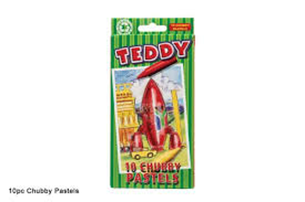 Teddy Chubby Oil Pastels – 10 Pack