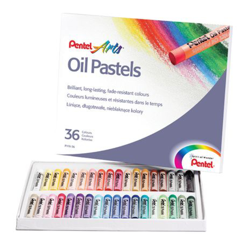 Pentel Oil Pastels 36 Colour
