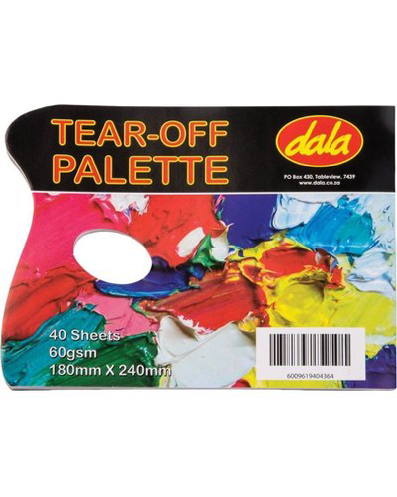 Tear-Off Paper Palette – 40 Sheets, 60gsm, 18 x 24cm