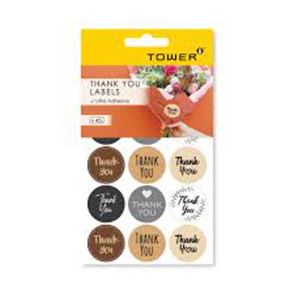 Tower Thank You Recognition Stickers