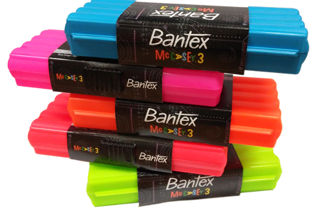 Bantex McCasey 2 Pencil Case – 30cm, Assorted iMac Colours