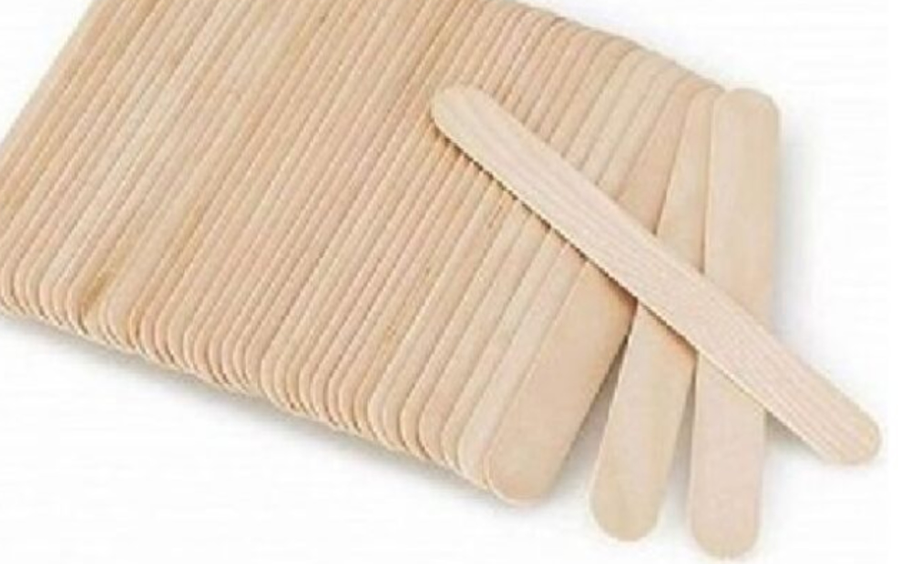 ICE CREAM - SUCKER STICK STANDARD NATURAL 50PC