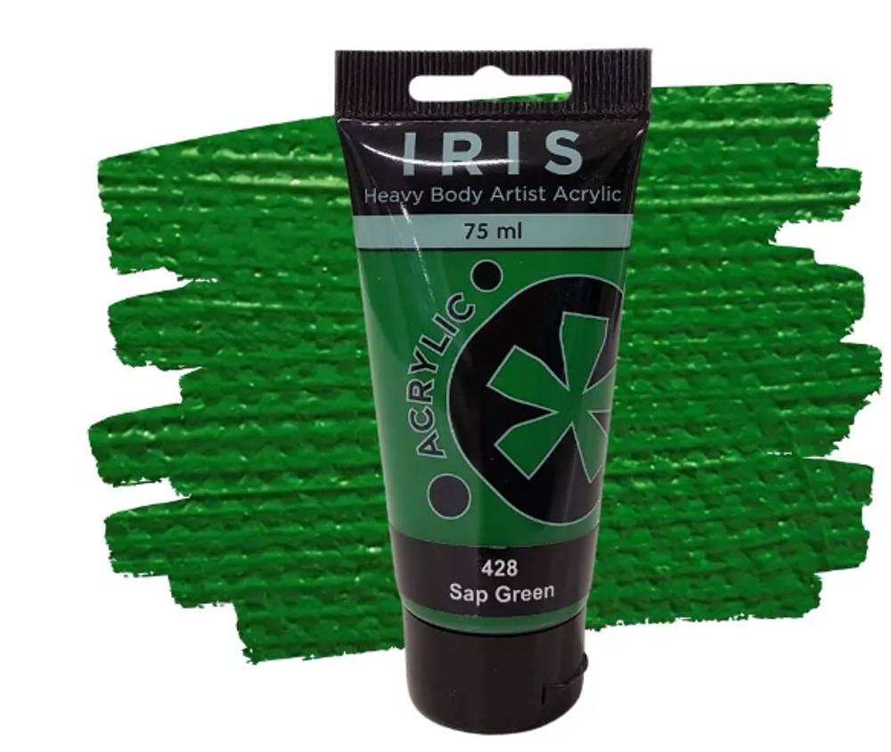 Iris Acrylic Paint – 75ml, Sap Green