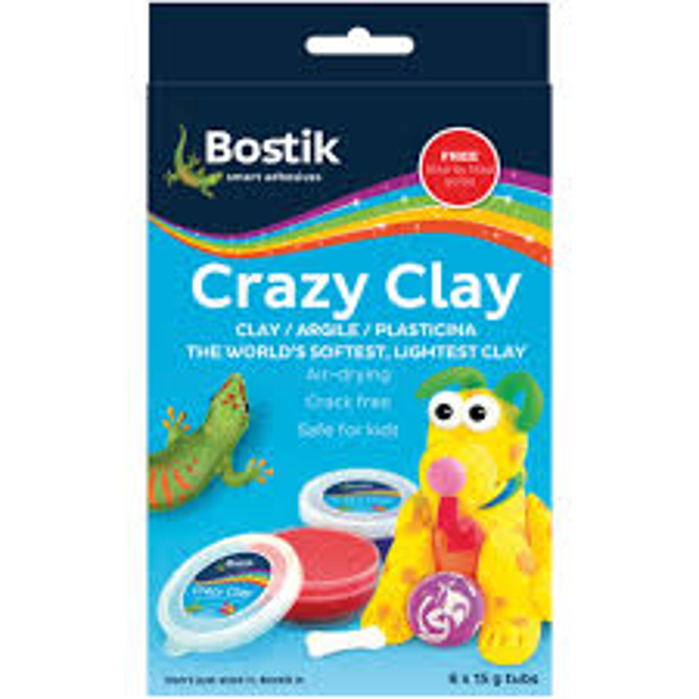 Crazy Clay – 6 Assorted Colours