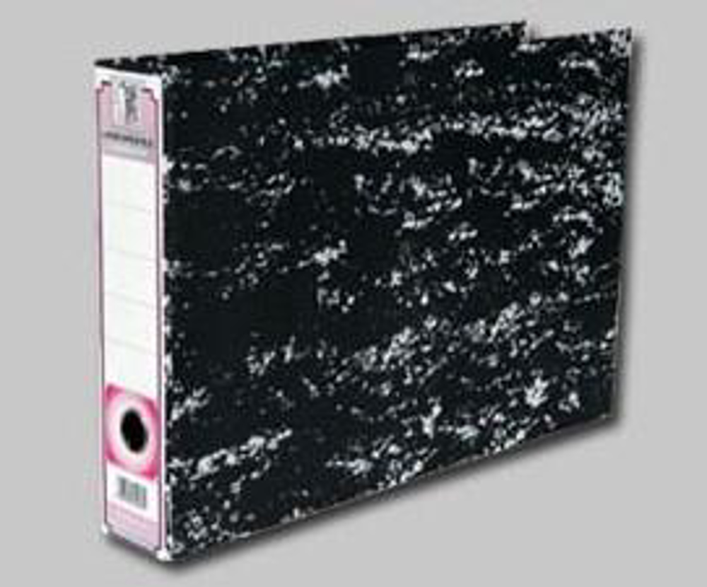 A3 Oblong Lever Arch File Board Black