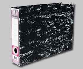 A3 Oblong Lever Arch File Board Black