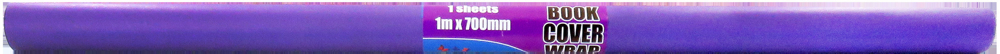 Paper Book Cover Wrap – 1m x 700mm, Purple