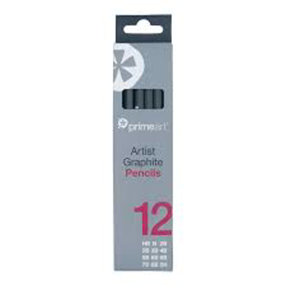 Prime Art Graphite Pencils – Assorted, 12 Pack