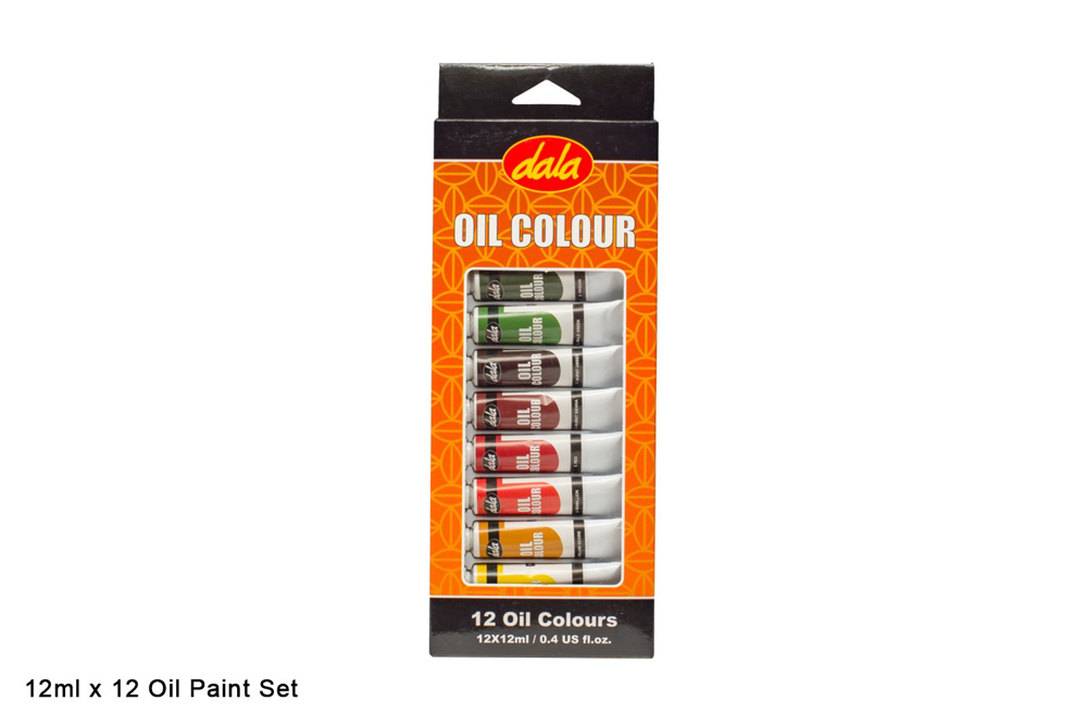 Dala Oil Paint Set – 12 x 12ml