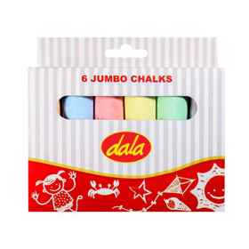 Dala Sidewalk Chalk Assorted Box of 6