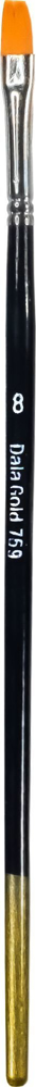 Dala Gold 759 Flat Paintbrush – Size 8