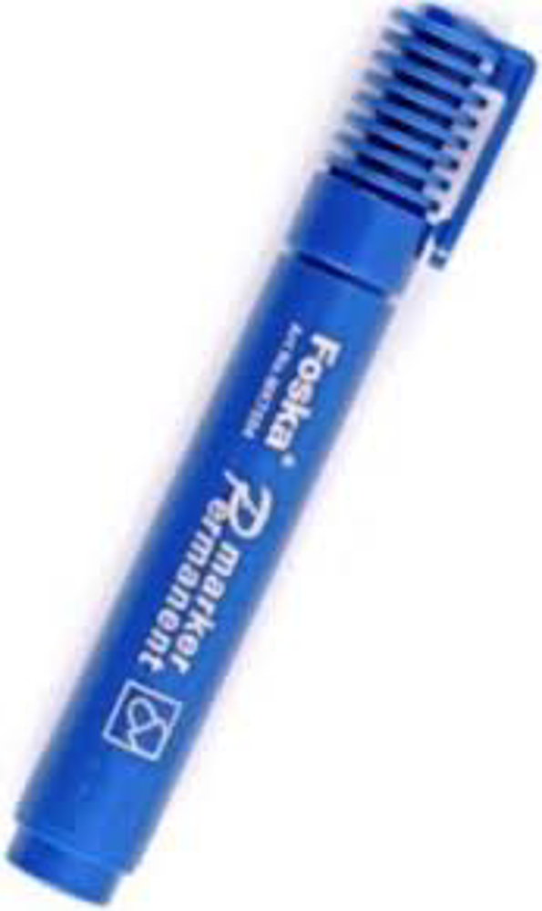Foska Bullet Tip Permanent Marker – Blue