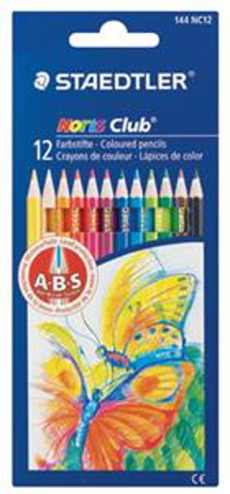 Staedtler Noris Club Half-Length Colouring Pencils – 12 Pack