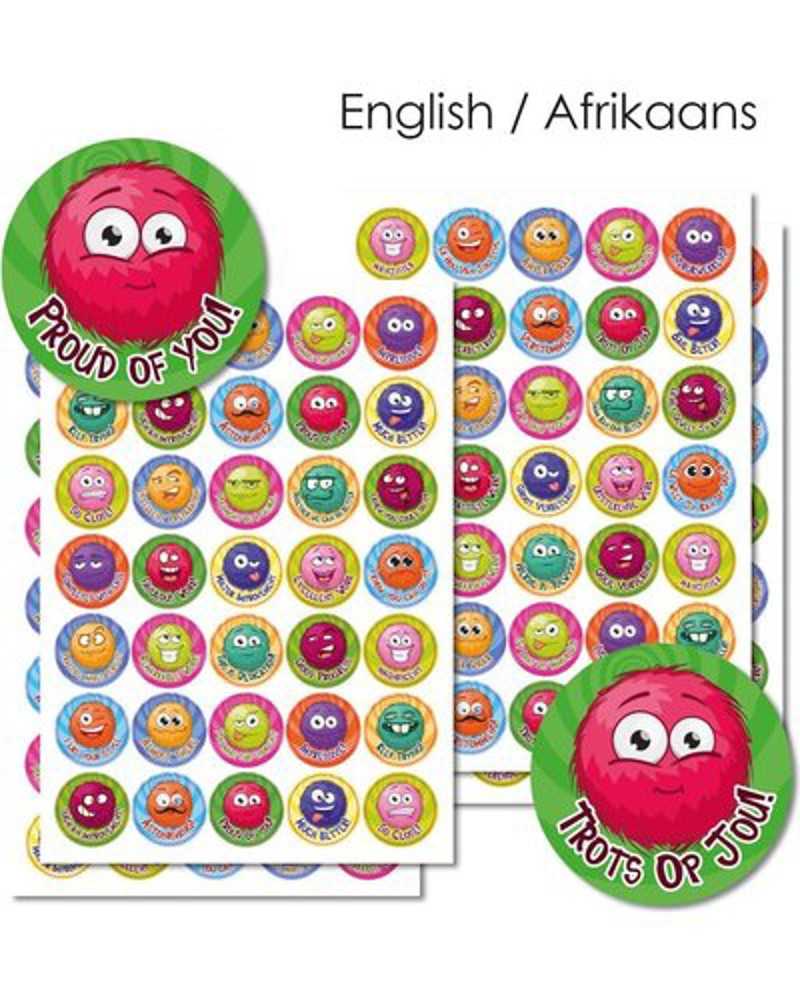 Redfern Furry Faces Stickers – Assorted