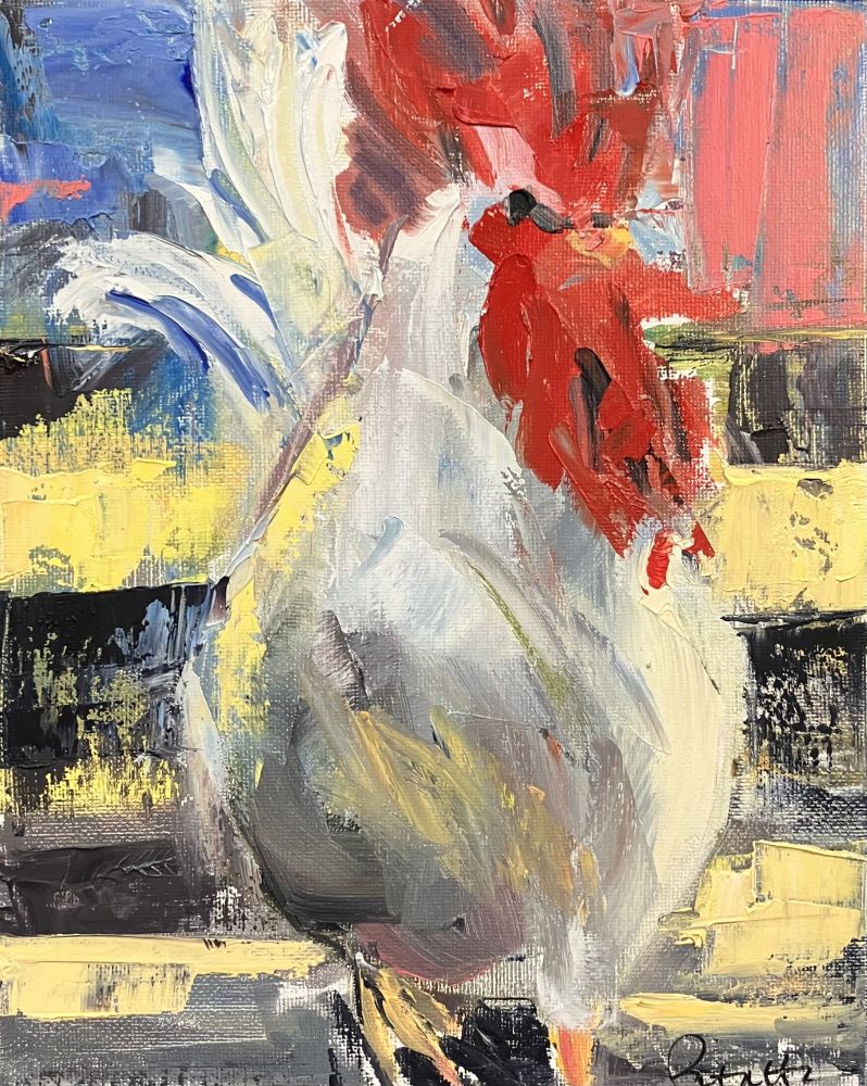 Pat Alto; Strut'n; Oil; Winner of the Jack Richeson & Co., Inc. Award for Excellence in Oil Painting