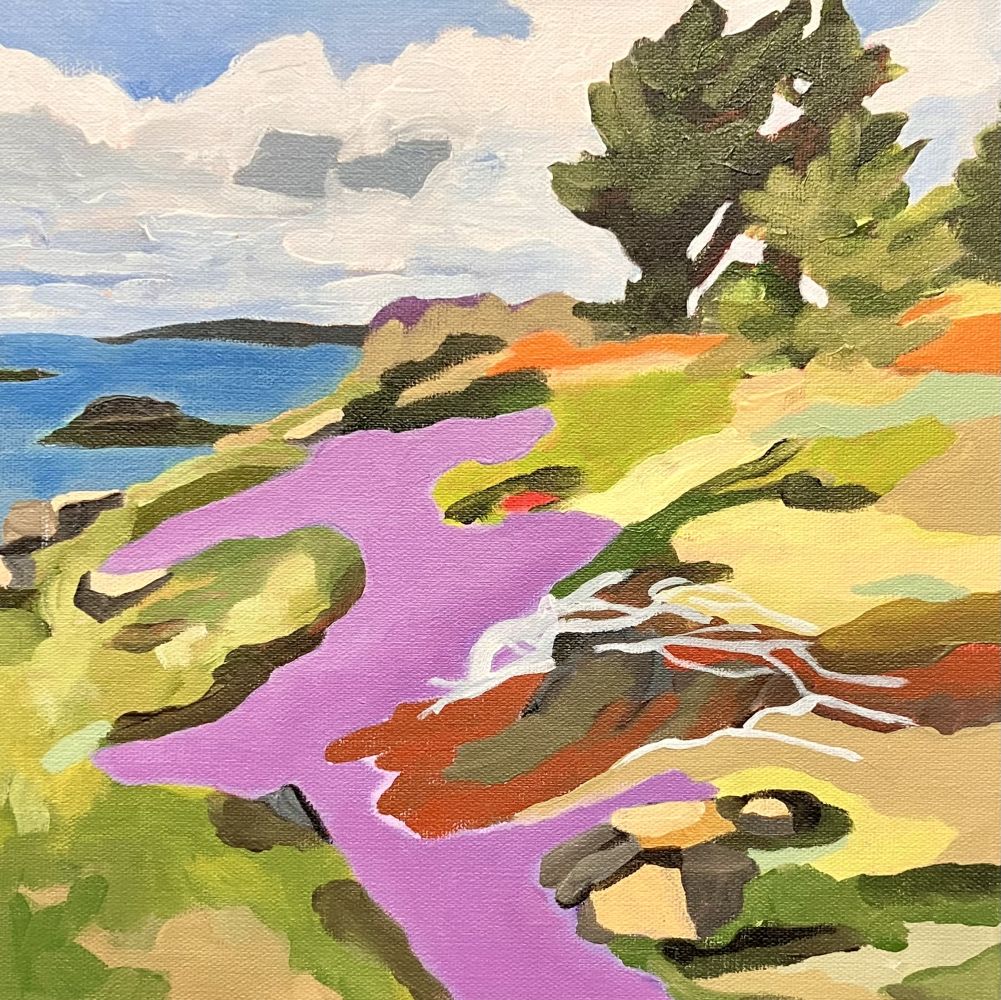 Nan Hockenbury; After the Fog; Acrylic; Honorable Mention