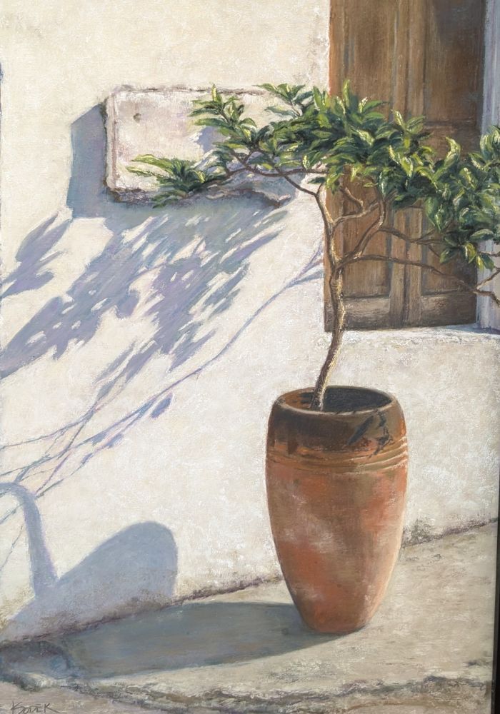 Judy Sodek Flaherty; Ealy Light in Zanzibar; Pastel; Winner of the Art Supplies Wholesale Award for Excellence in any Medium