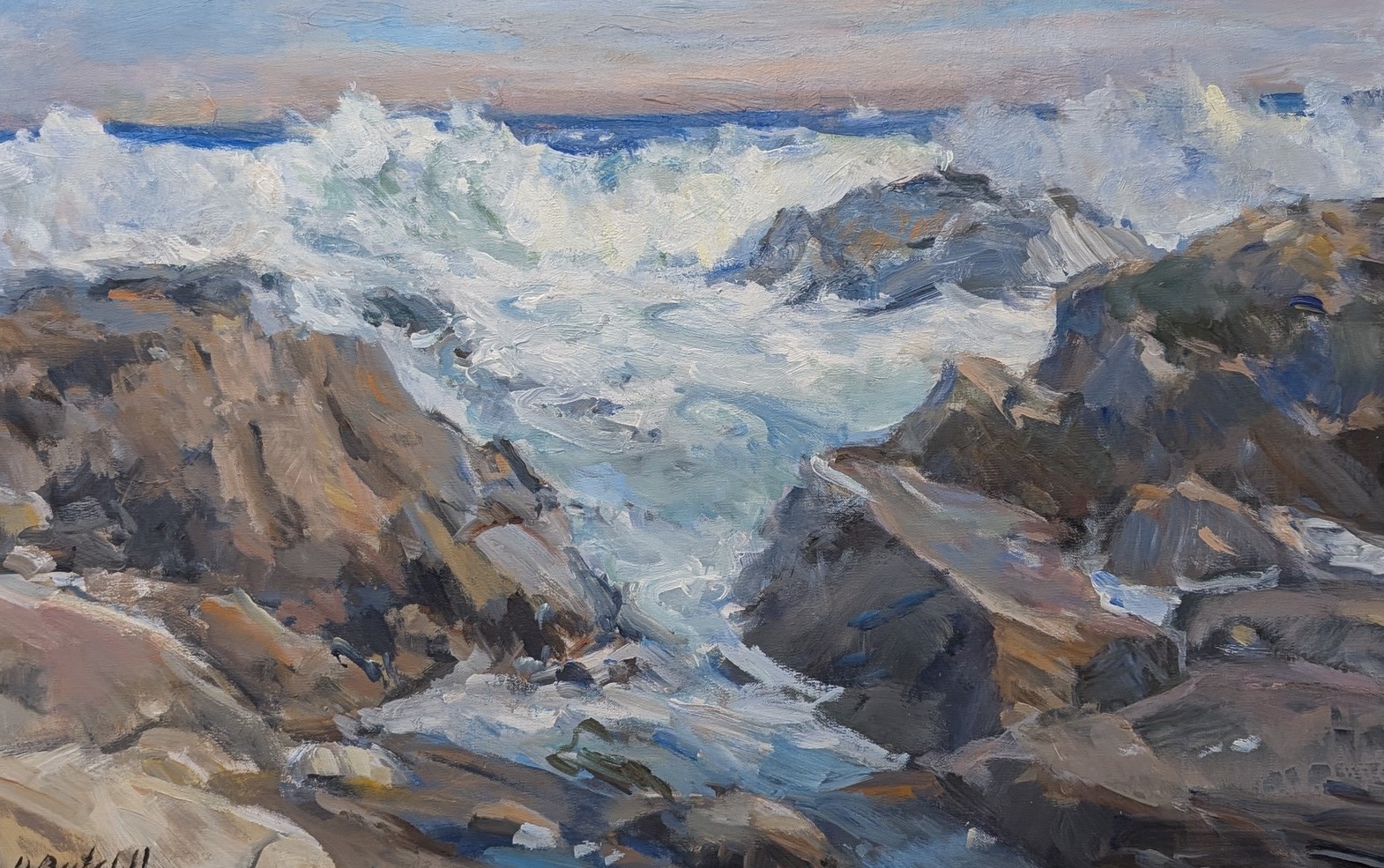 Dale Ratcliff; Storm Force; Oil; Winner of the Ginger Greenblatt Memorial Award for Excellence in any Medium