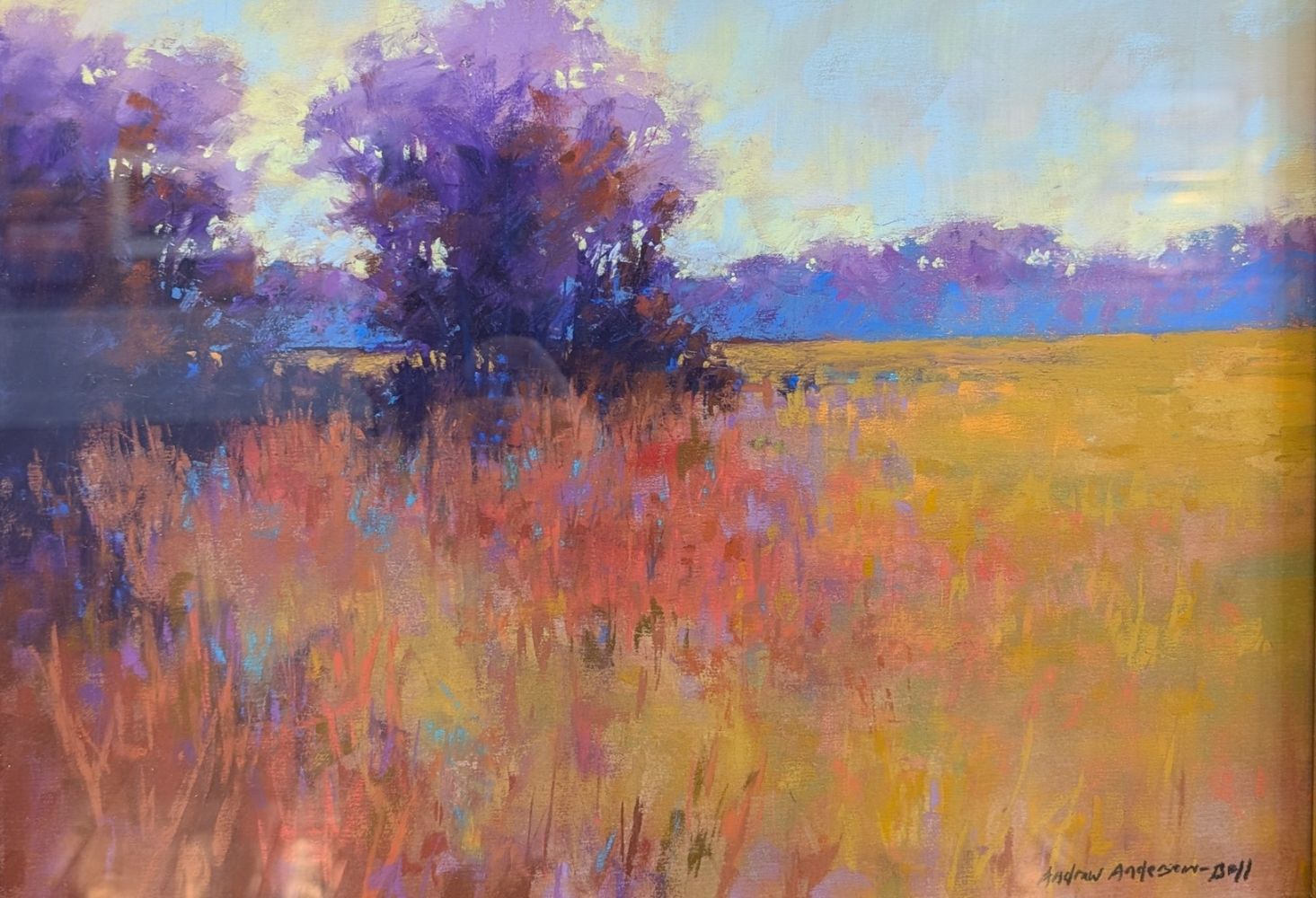 Andrew Anderson-Bell; Autumn Marsh Grass; Winner of the Art Supplies Wholesale Award for Excellence in any Medium