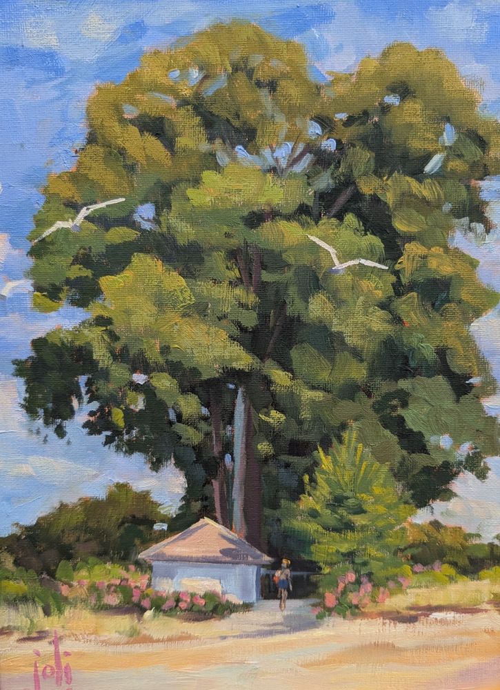 Joly Ayn Wood, Taking the Day Off, Winner of the Cape Ann Savings Bank Award For a New Artist Member
