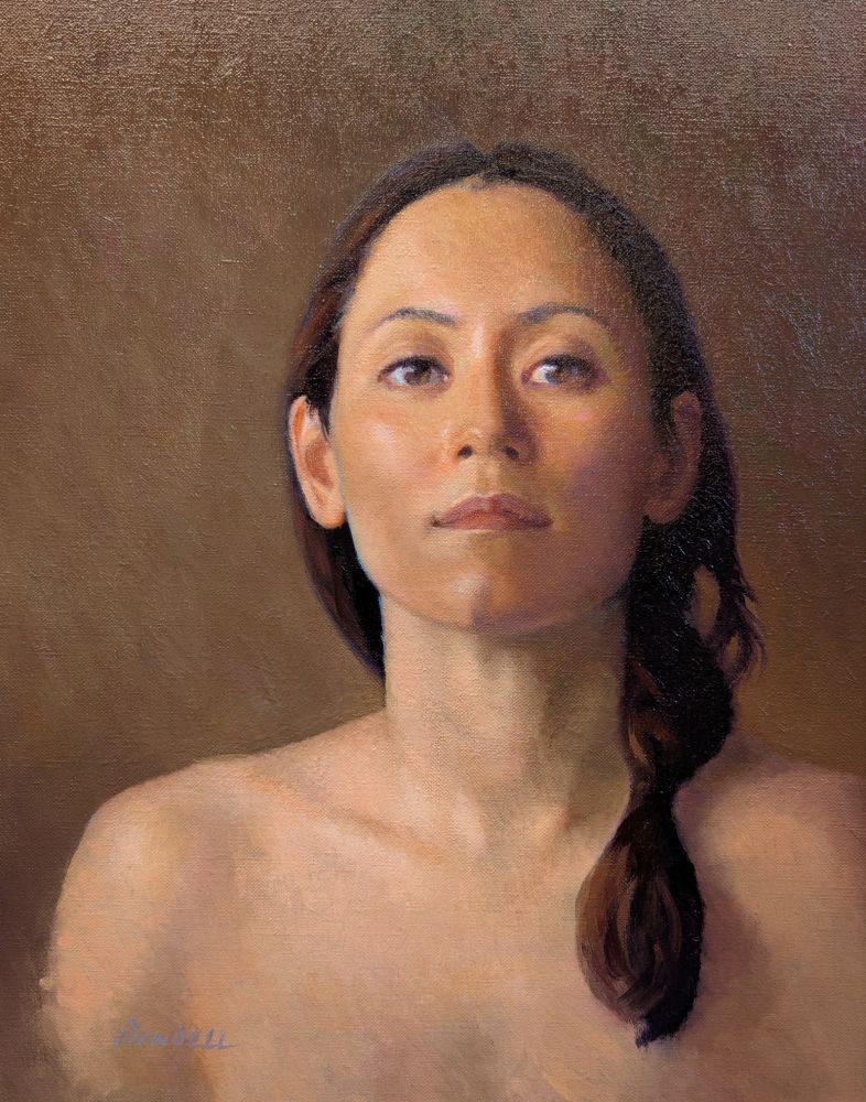 Pam Pindell, Natalia, Winner of the Rosamond Smith Bouve' Memorial Award In memory of Rosamond Wilder Smith Bouve' for Traditional Portrait, Cityscape, Urban place
