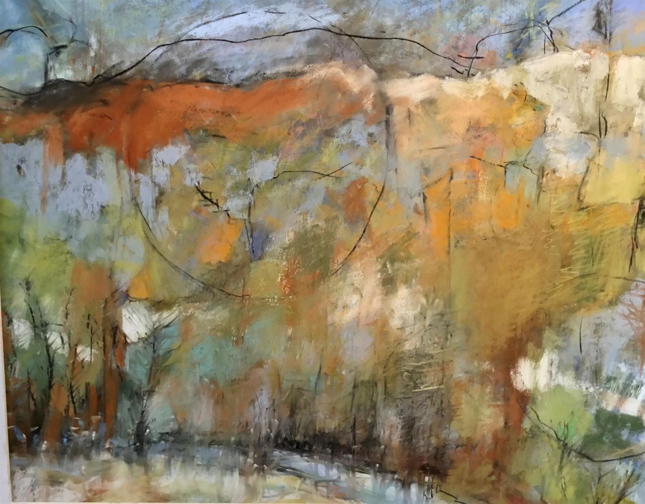 Michele Kenna | A Steep Climb | Pastel | Winner of the Milton Provoncha Family Award for an Outstanding Work of Art in Any Medium