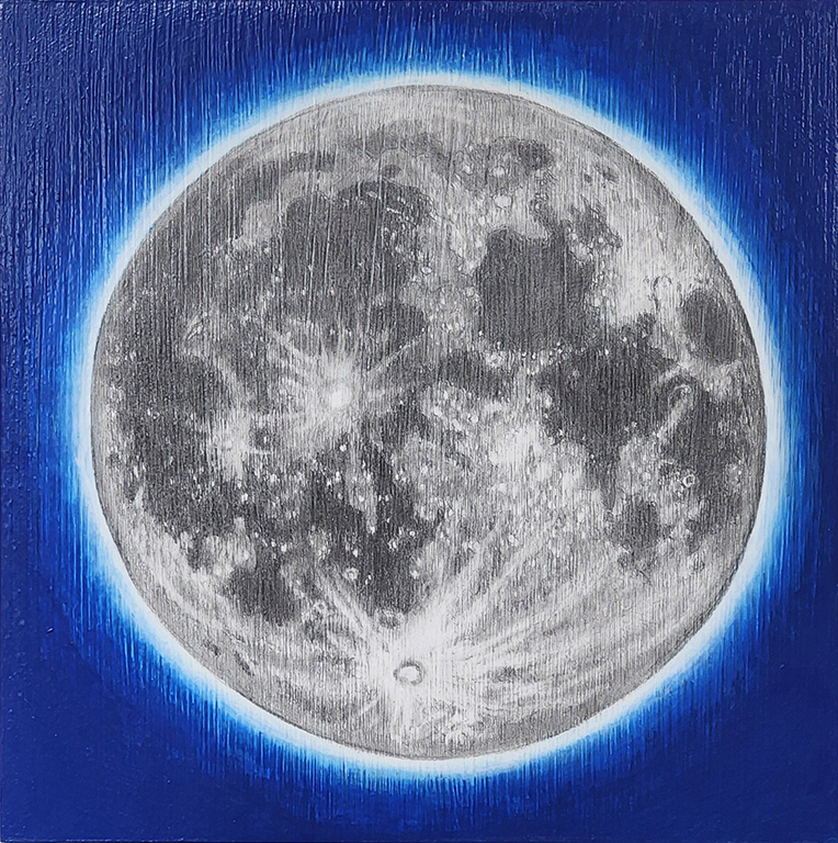 KALLOCH Sand T Memory Storage E 4659 Acrylic Graphite Varnish on wood panel 10x10x1.5in 1