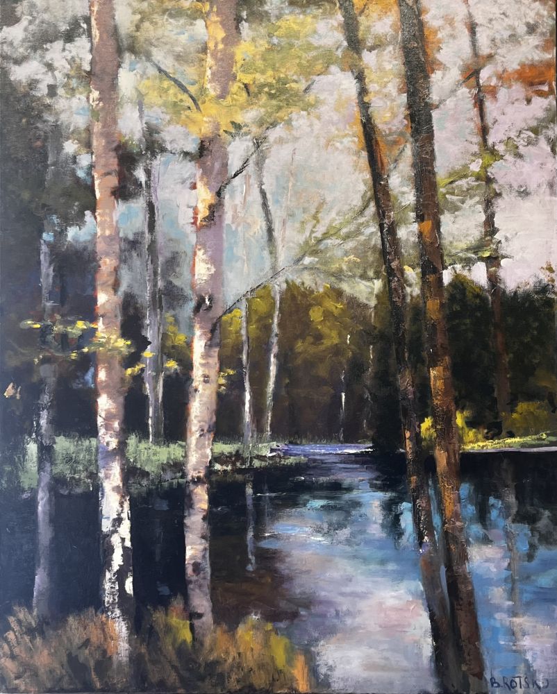 Brent Rotsko | Lakeside | Oil | Winner of the Rosemary & Co Brushes Artist Materials Award and Gift Certificate