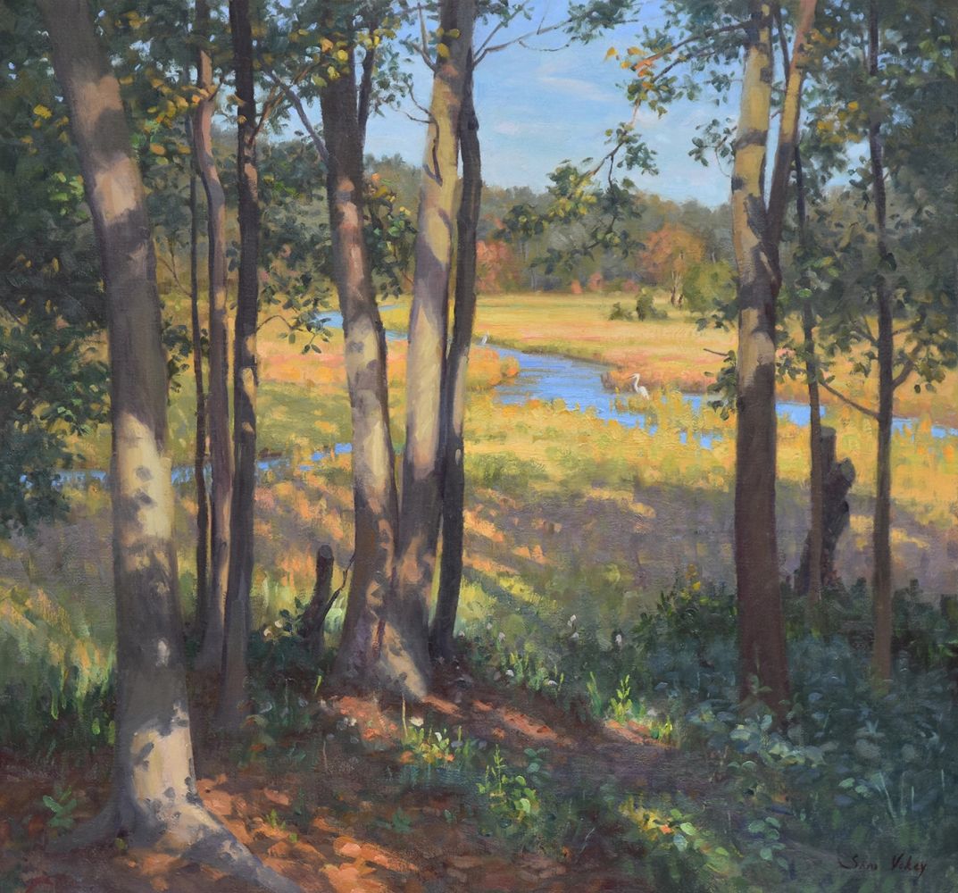 Sam Vokey | The Golden Marsh | Oil | Winner of the Robert Stephenson Memorial Award given by Tom and Gloria Nicholas for Excellence in Any Medium