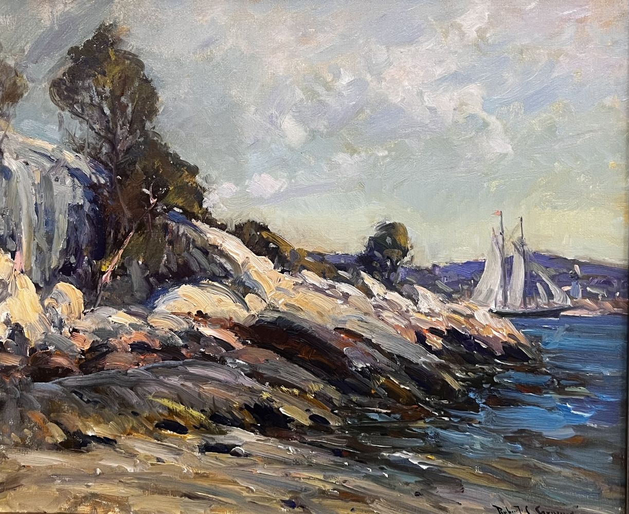 Robert Gruppe | From Half Moon Beach | Oil | Winner of the Charles Movalli Memorial Award and Gold Medal for Excellence in Painting